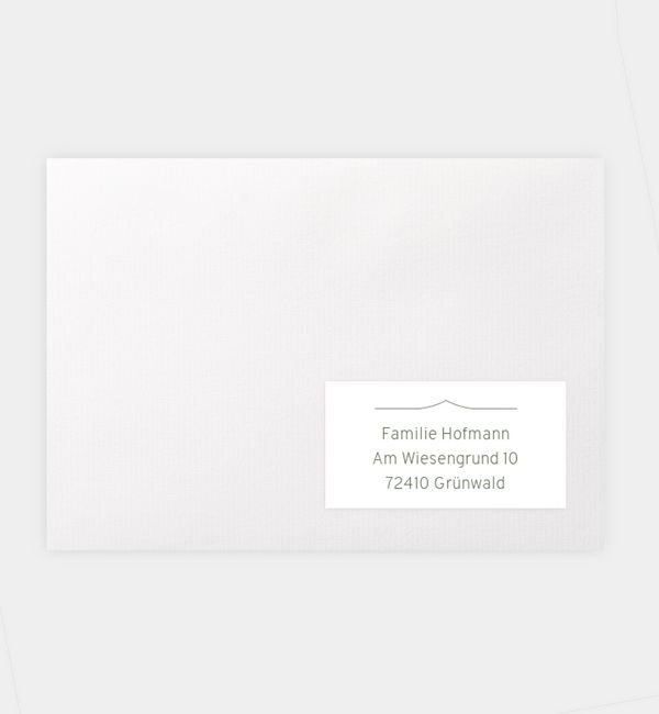 Empfängeraufkleber