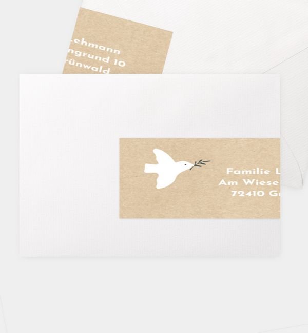 Kombi-Adressaufkleber