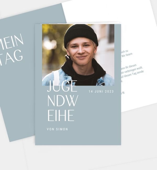 Klappkarte hoch
