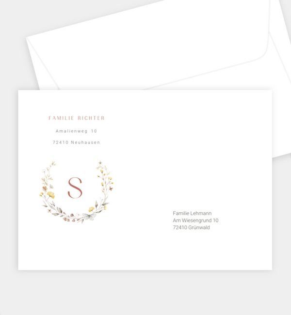 Briefumschlag gerade