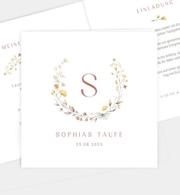 Klappkarte quadratisch