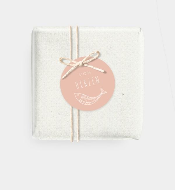 Geschenkanhänger rund