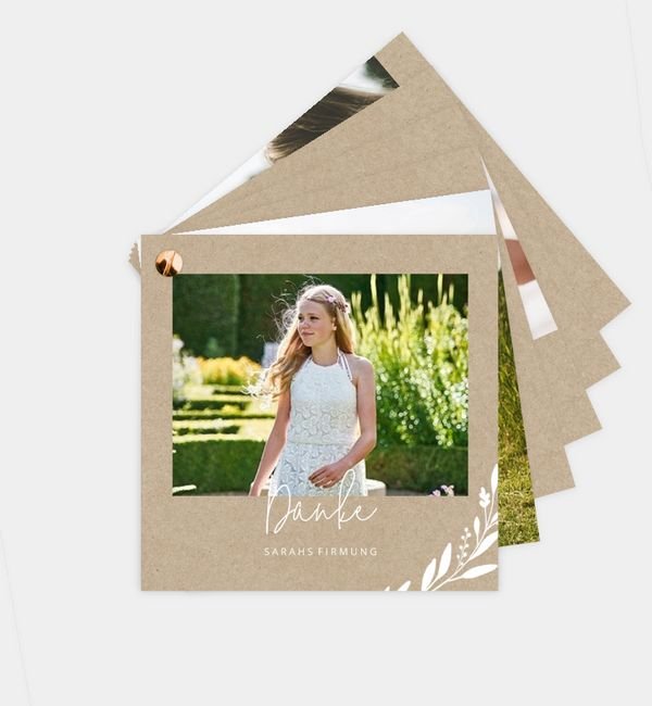 Kartenfächer quadratisch