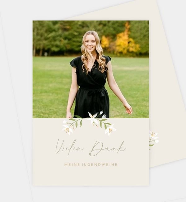 Postkarte hoch