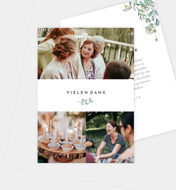 Postkarte hoch