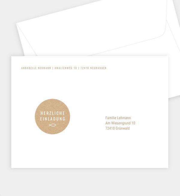 Briefumschlag gerade