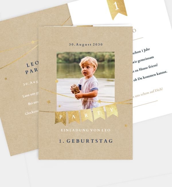 Klappkarte hoch