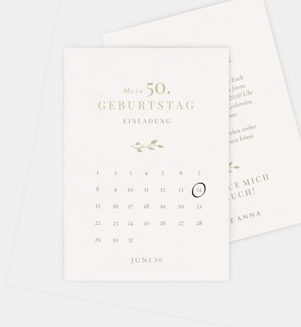 Postkarte hoch