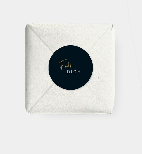 Geschenkaufkleber rund