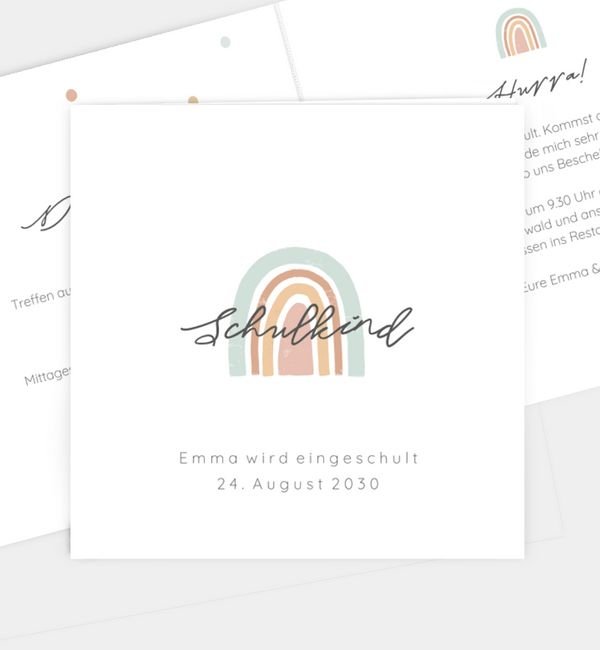 Klappkarte quadratisch