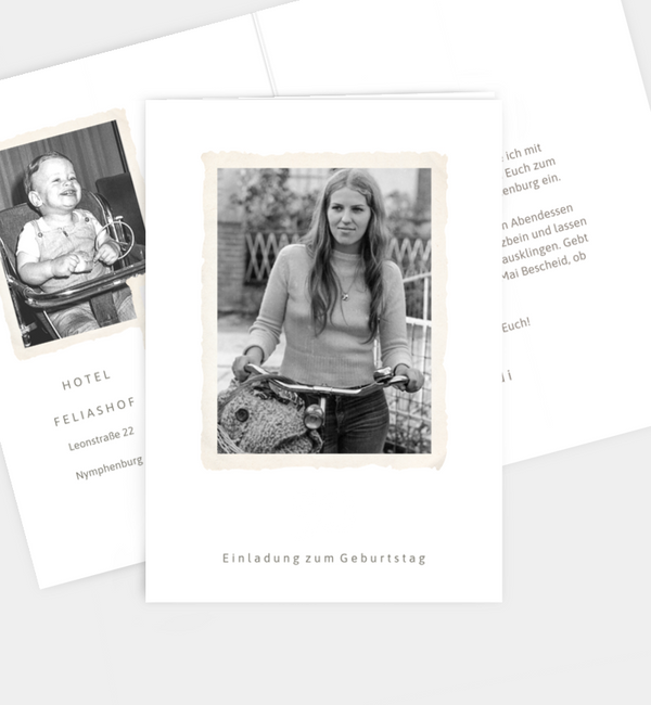 Retro Fotoalbum weiß