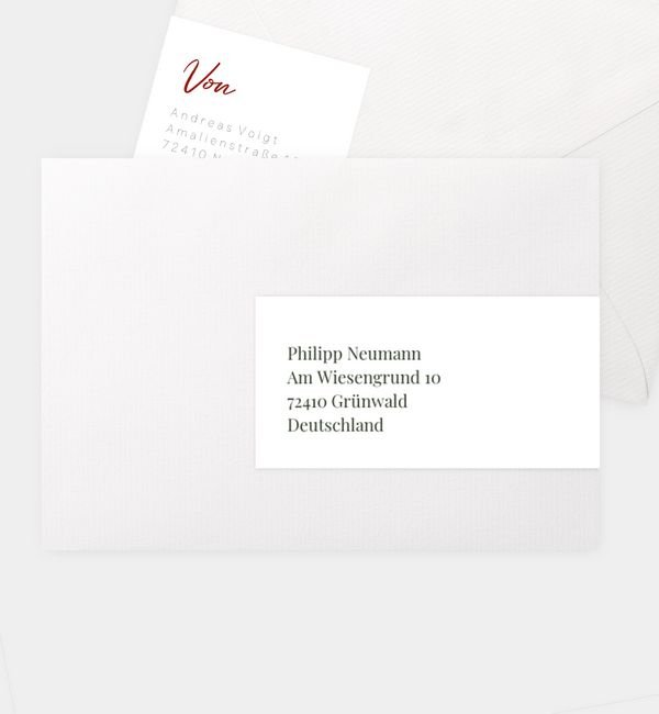 Kombi-Adressaufkleber