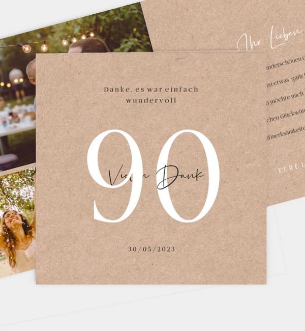 Klappkarte quadratisch