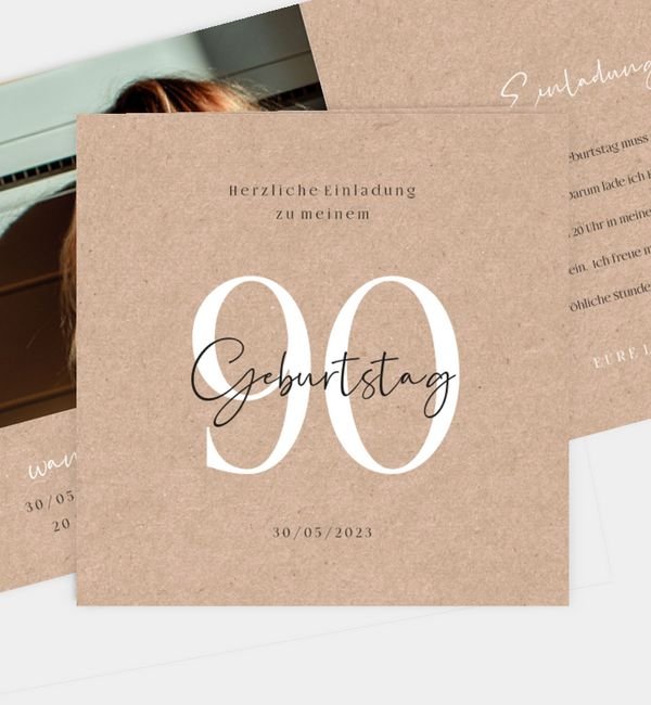 Klappkarte quadratisch