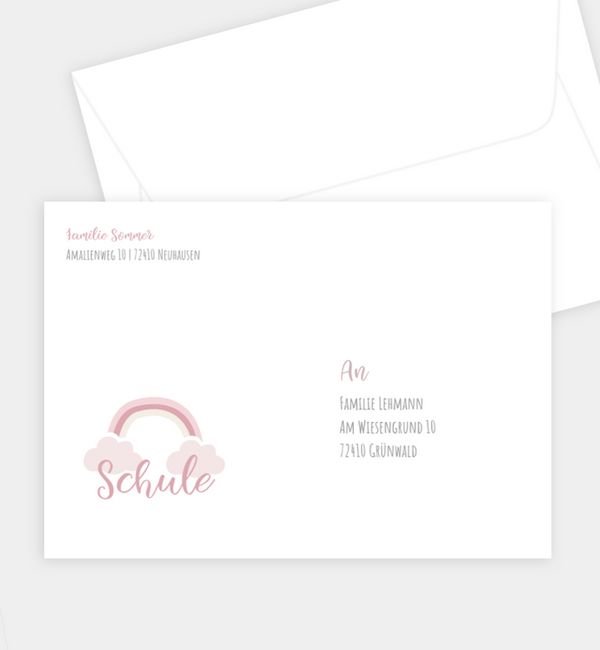 Briefumschlag gerade