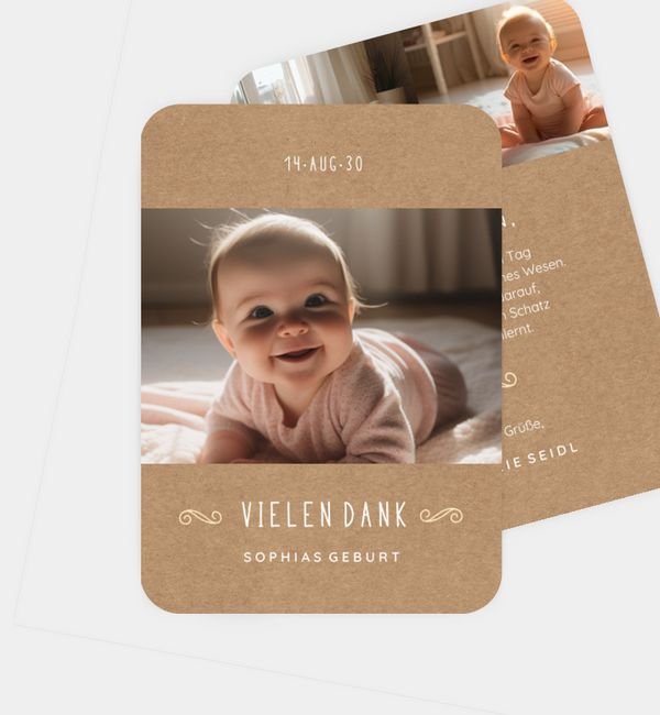 Postkarte hoch