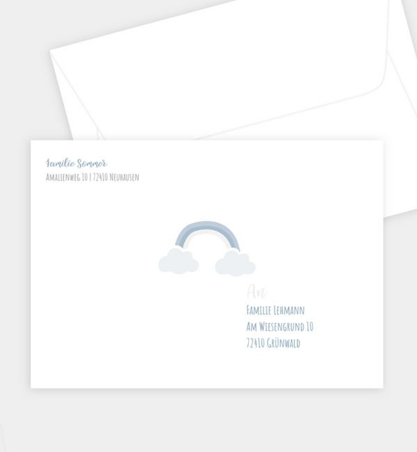 Briefumschlag gerade