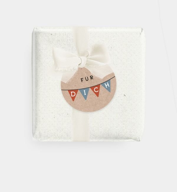 Geschenkanhänger rund