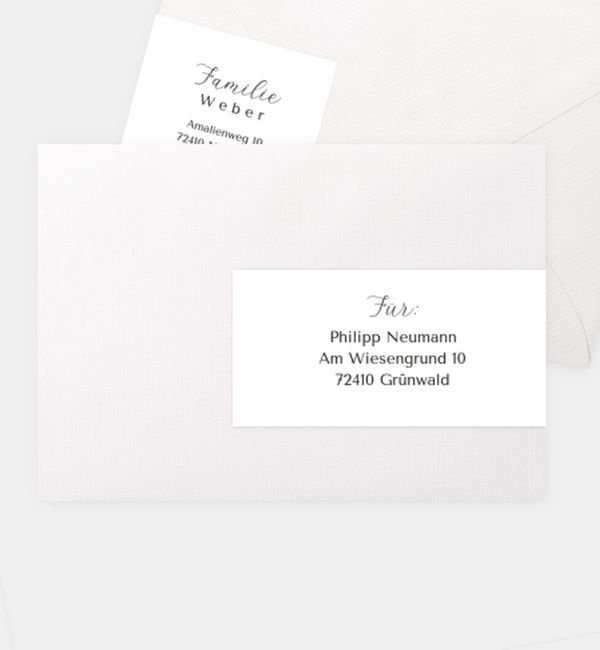 Kombi-Adressaufkleber