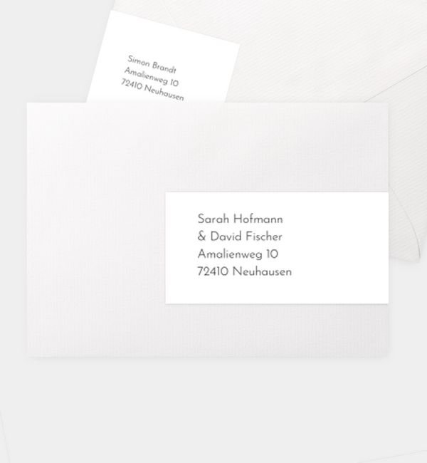 Kombi-Adressaufkleber