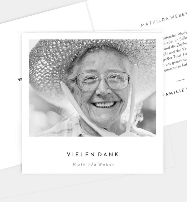 Klappkarte quadratisch