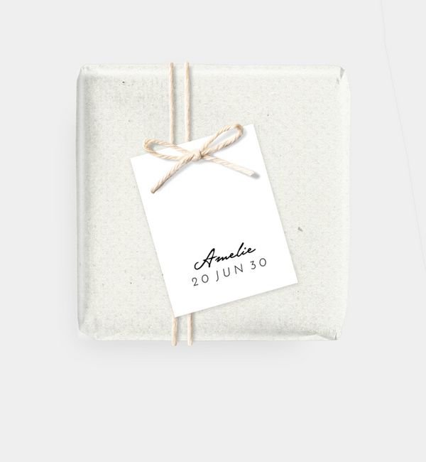 Geschenkanhänger rechteckig