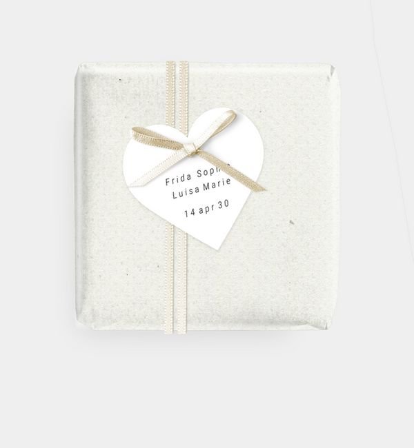 Geschenkanhänger Herz