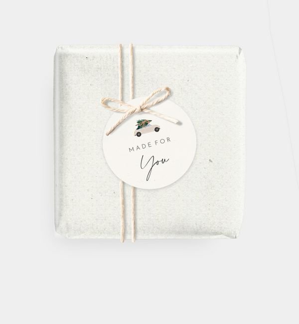 Geschenkanhänger rund