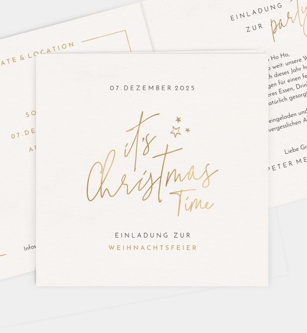 Klappkarte quadratisch