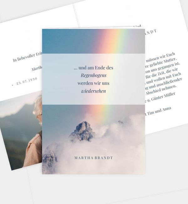 Regenbogen · Gipfel