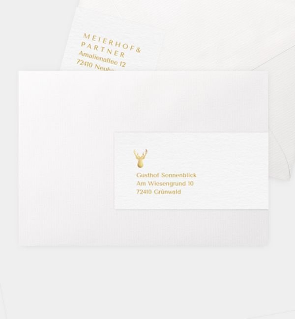 Glänzender Gruß · Crafty