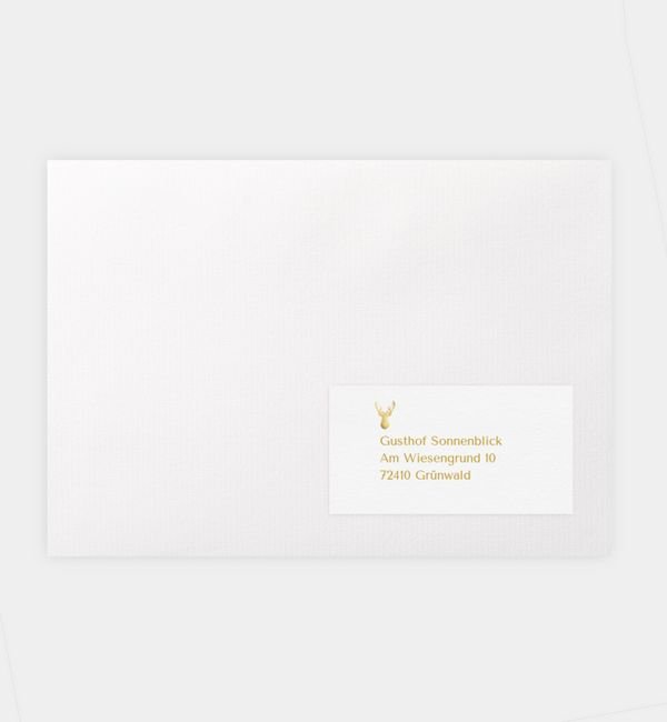 Glänzender Gruß · Crafty