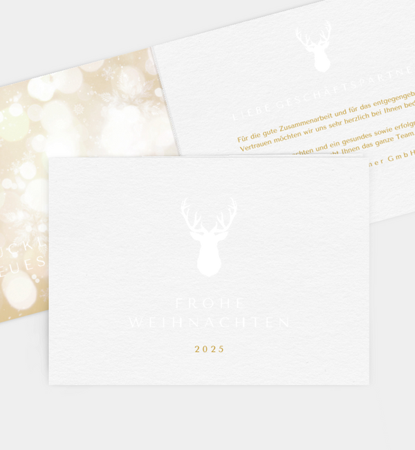 Glänzender Gruß · Crafty