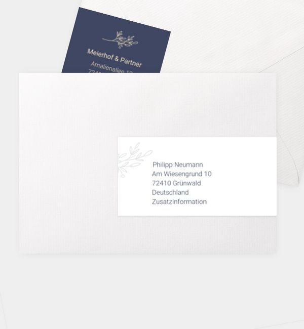 Kombi-Adressaufkleber