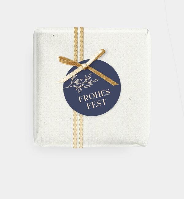 Geschenkanhänger rund