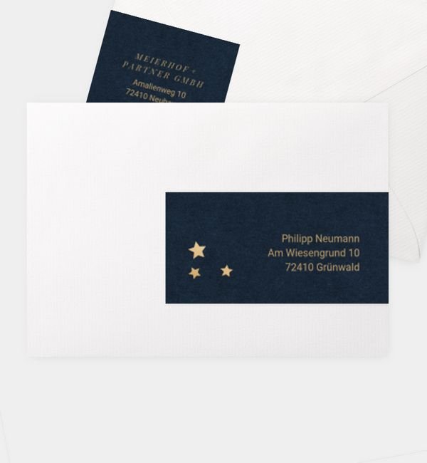 Kombi-Adressaufkleber