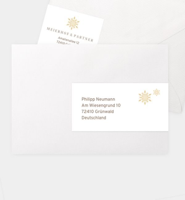 Kombi-Adressaufkleber