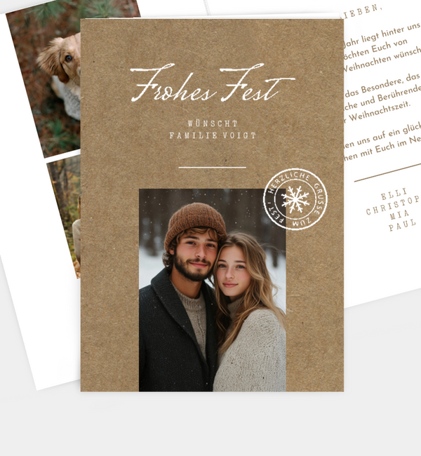 Weihnachtsbrief · Crafty