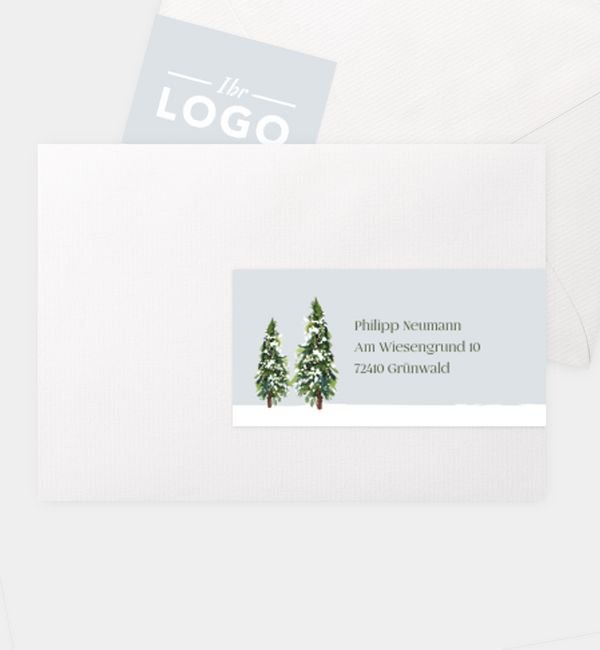 Kombi-Adressaufkleber