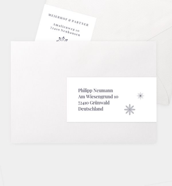 Kombi-Adressaufkleber