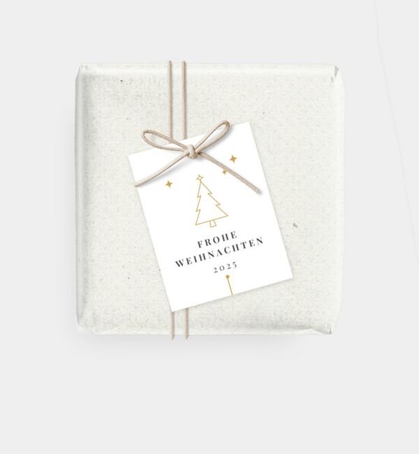 Geschenkanhänger rechteckig