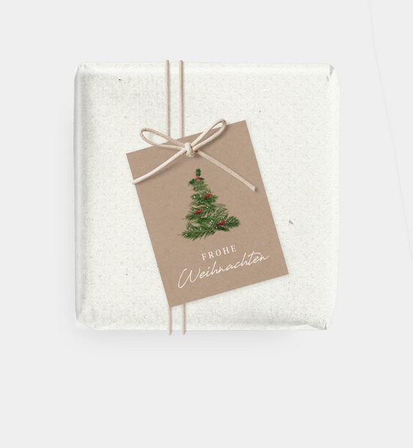 Geschenkanhänger rechteckig