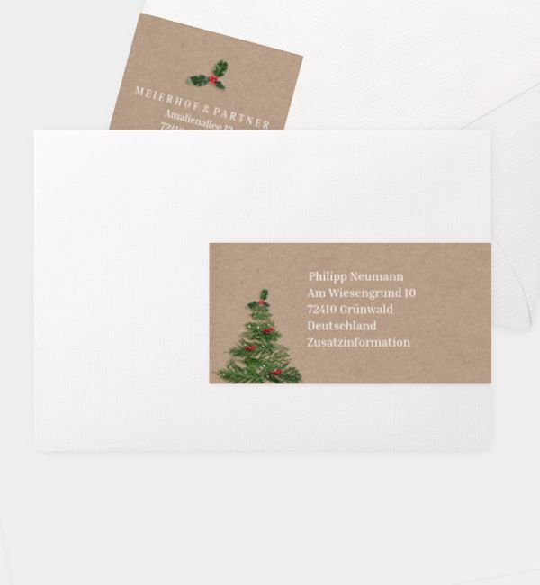 Kombi-Adressaufkleber