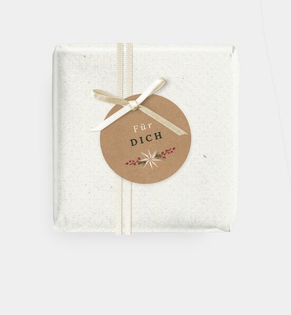 Geschenkanhänger rund