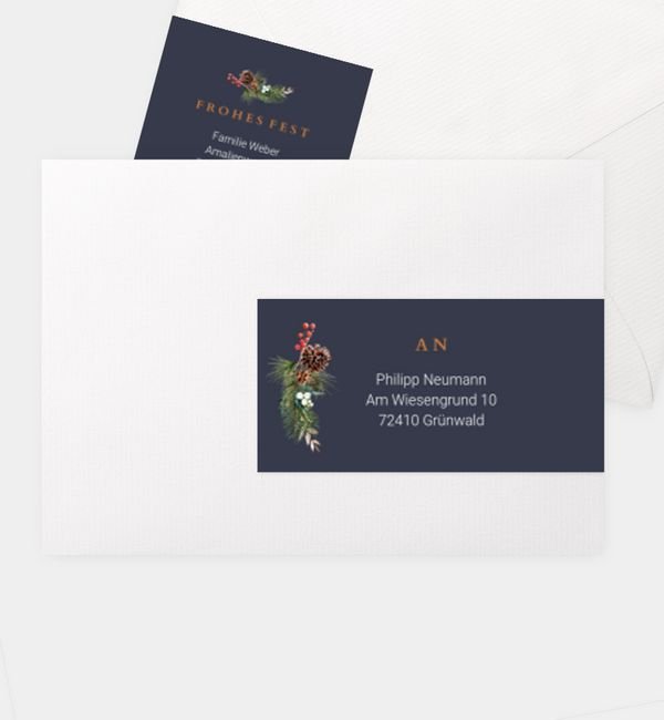 Kombi-Adressaufkleber