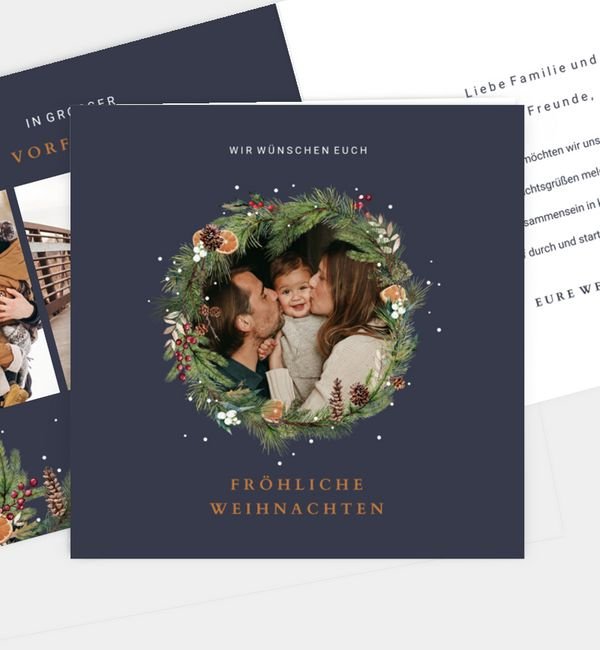 Klappkarte quadratisch