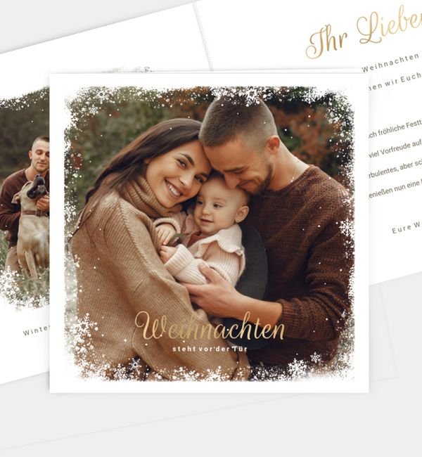 Klappkarte quadratisch