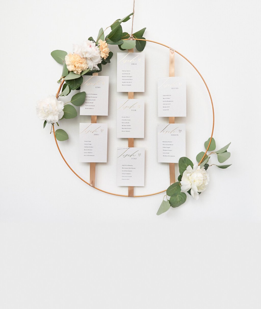 DIY-Idee für Ihren Sitzplan