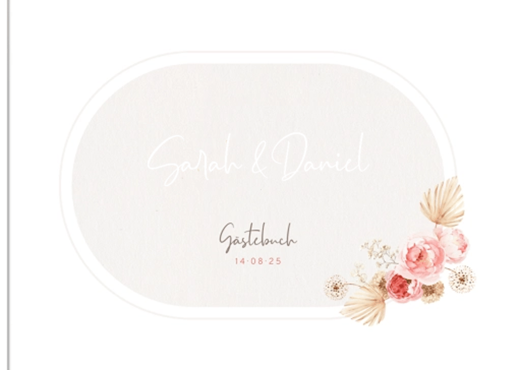 Fotobuch Oval Bouquet