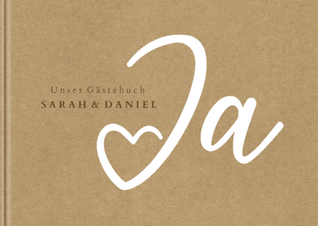 Fotobuch Ja · Mitten ins Herz